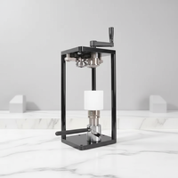 Vente directe d'usine, mini machine à sceller les boîtes de conserve, machine à sceller les boîtes en plastique pour animaux de compagnie, pour la maison, avec couvercles en aluminium