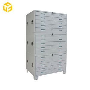 Carte bon marché Classeur Architectural Données Carte Cabinet Site Information Stockage Base en acier Carte Tiroir Cabinet - Product Image 1