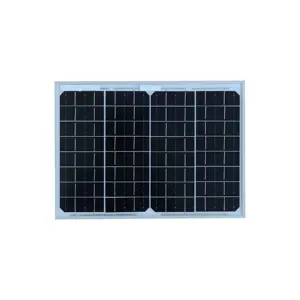 بيع مباشر من المصنع ألواح طاقة شمسية بقدرة 18 فولت 10 وات بيك 15 وات بيك 20 وات بيك لوح طاقة شمسية PV من السيليكون أحادي البلورية للمنازل