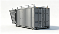 Maison conteneur modulaire extensible à une seule aile, dortoir préfabriqué pour l'hébergement des travailleurs