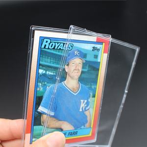 Leshiny New Mini Snap chủ thẻ nhựa container 35pt Độ dày thuận tiện Mini Snap trường hợp thẻ - Product Image 3