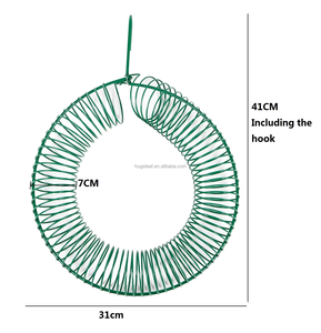 Windproof rainproof màu xanh lá cây vòng vườn Kim Loại dây lưới treo đậu phộng Vòng hoa <span class=keywords><strong>suet</strong></span> <span class=keywords><strong>Bird</strong></span> <span class=keywords><strong>Feeder</strong></span> với sắt xây dựng - Product Image 2