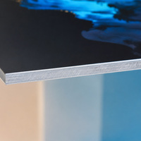 Panneaux muraux composites en aluminium de 4 mm, imprimés UV, résistants aux UV, ignifuges, antistatiques, pour extérieur, modernes