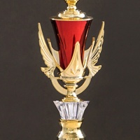 Trophées et médailles universels en plastique pour les industries automobile, éducative et d'assurance GD06