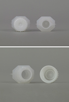 Bouchons à vis en plastique de qualité alimentaire de 7 mm pour emballages souples de boissons, miel et sauces
