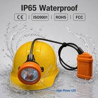 Lámpara de Seguridad LED para Casco, Clasificación IP65, Material ABS, Luz Diurna de 6000K, Alerta, KJ3.5LM, Lámpara Minera