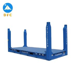 ตู้คอนเทนเนอร์แบบ <span class=keywords><strong>Flat</strong></span> <span class=keywords><strong>Rack</strong></span> ขนาด 20 ฟุต 20' สำหรับขนส่ง ได้รับการรับรองมาตรฐาน ISO พร้อมเสาเข้ามุมแบบติดตั้งถาวร มีจำหน่าย - Product Image 5
