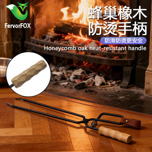 Pinzas para Leña FervorFOX Iron Duckbill, Resistentes al Calor, con Mango Largo, Herramienta Multiusos para Barbacoa al Aire Libre - Product Image 3