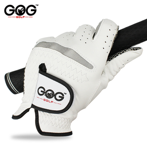 Gants de <span class=keywords><strong>golf</strong></span> pour hommes main gauche/droite en cuir véritable de mouton souple et respirant avec granules antidérapants Gants de <span class=keywords><strong>golf</strong></span> pour hommes Logo personnalisé - Product Image 6