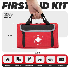 घरेलू यात्रा शिविर वाहन के उपयोग के लिए छोटे आपातकालीन चिकित्सा बैग, माता-पिता यात्रियों के लिए - Product Image 2