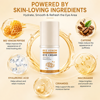 Stick Crème Contour des Yeux au Venin d'Abeille Hydratant, Raffermissant, Lissant et Liftant pour les Poches, les Cernes et les Sacs sous les Yeux – Effet Lifting Instantané