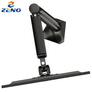 Kaloc suporte para monitor único, para mesa e braço, ergonômico, sem fio, ajustável, suporte vesa com braçadeira c/argola