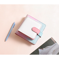 Planificateur dégradé à motif croisé, planificateur à feuilles mobiles B6/A8 avec pages de recharge, carnet d'école personnalisé, offre spéciale 2023