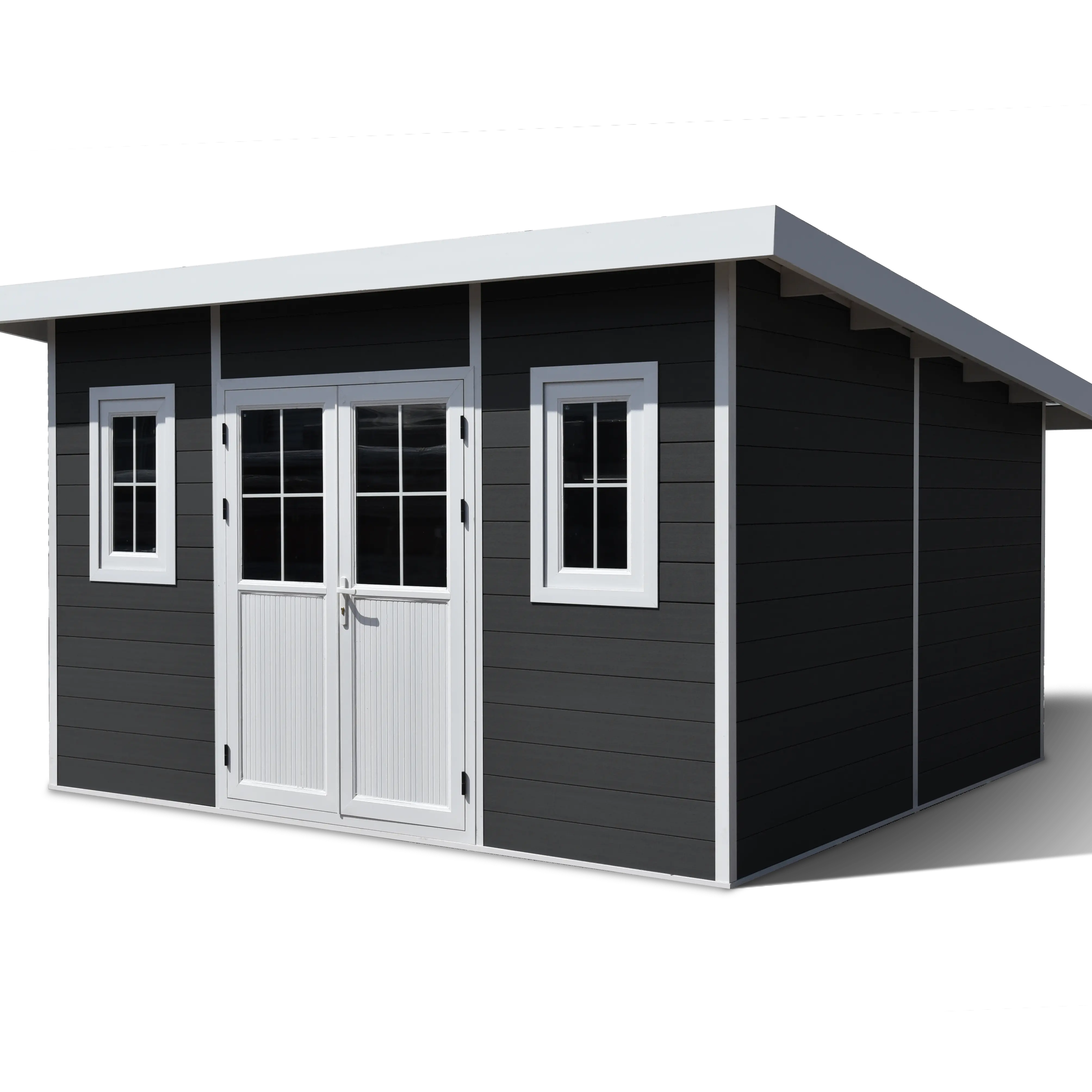 Easy installing outdoor China wood plastic composite wpc garden shed sheds storage outdoor