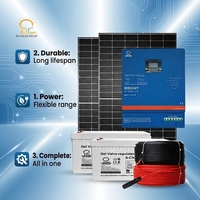 BR SOLAR Komplettset Solarstromsystem 3kW 5kW 6kW Hybrid All-in-One PV-Energiespeichersystem für Zuhause