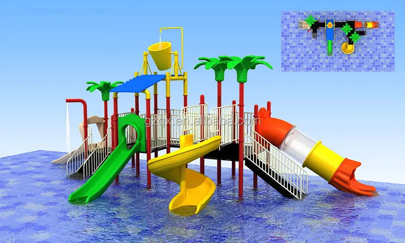 Melhor venda de água parque infantil parque aquático parque infantil ao ar livre