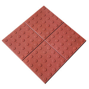 Vente directe d'usine anti-dérapant résistant à l'usure SBR Granule caoutchouc carreaux de sol tactiles pour les personnes aveugles - Product Image 1