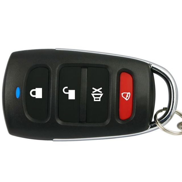 Garage Door Rolling Code Metal Four-Key Wireless Remote Control 433mhz Mutual-Duplicating  Remote Control