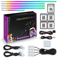 Kit d'éclairage LED d'ambiance personnalisable en usine, symphonie dynamique, éclairage intérieur LED pour voiture, éclairage ambiant pour voiture