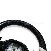 Volant en cuir blanc et fibre de carbone pour BMW F30 F10 G01 G20 G30 E70 E90 E92 M3 M4 M5 X3 X5 X6 Z4 G28 G29 G30 G80