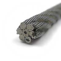 Câble en acier GOST 7667-80 6x25Fi + IWRC pour levage, hoistage et remorquage de charges lourdes, grue et exploitation minière