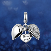 Yyw — breloques en argent Sterling 925 pour Bracelet, bijou pour femmes, originales, pendentif Wars, avec grands trous, à faire soi-même