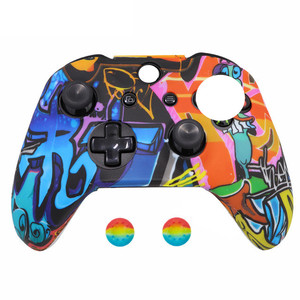 Syytech Bảo vệ Silicone da mềm cao su Tay áo Bìa trường hợp đối với <span class=keywords><strong>Xbox</strong></span> một trò chơi điều khiển - Product Image 4