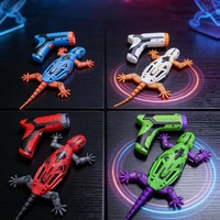 Voiture télécommandée caméléon grimpant aux murs à lumière infrarouge personnalisée, design réaliste de gecko, jouet électronique pour enfants, cadeau