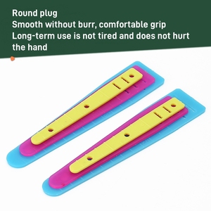 เข็มขัด3สีอุปกรณ์ทำเกลียวสำหรับใส่เข็มขัดแบบยืดหยุ่นอุปกรณ์ร้อยเชือกสำหรับเย็บปะติดปะต่อกันแบบเรียบง่าย - Product Image 3