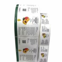 Pot de miel personnalisé de haute qualité autocollants collants biodégradables étiquette autocolante rouleau étiquettes autocollants