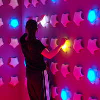 Extreme Climbing Indoor Playground Teamwork-Activated Escape Interactive Hold Light Climb Games para Adventure Park Parties