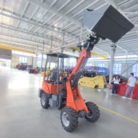 CE-zertifizierter Chinesischer Mini-Elektro-Radlader mit Motor & Pumpe, 800kg Nennlast, 3410mm Hubhöhe, Geländegängiger Gabelstapler