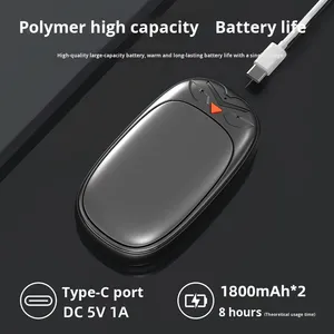 Calentador de Manos Magnético Recargable 2 en 1, 4000mAh, Calentador Eléctrico Portátil de Bolsillo, Calentamiento de Doble Cara, 3 Niveles de Temperatura para Invierno - Product Image 6