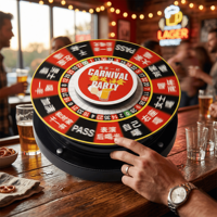 Roulette Électrique Personnalisable avec Logo pour Fêtes – Jeu de Boissons Amusant pour Adultes, Idéal pour Enterrement de Vie de Garçon et Anniversaires