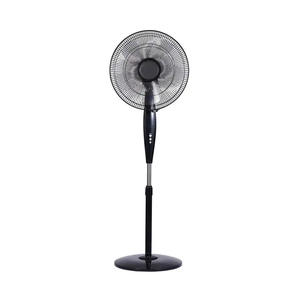 Ventilatore elettrico domestico 5 pale disegno verticale controllo meccanico in rame motore USB solare fonte di energia AC fatta di plastica resistente - Product Image 1