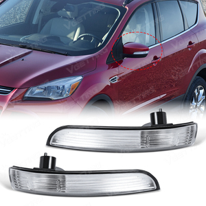 Feux de rétroviseur dynamique d'indicateur d'accessoire de voiture directe d'usine pour Ford Kuga Escape <span class=keywords><strong>Ecosport</strong></span> 2013-2019 AUCUNE AMPOULE INCLUSE - Product Image 1