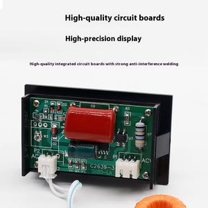 <span class=keywords><strong>DL85</strong></span> Voltmètre Ampèremètre à double affichage Tableau de bord à affichage numérique Panneau de détection de diodes électroluminescentes LED AC60-500V - Product Image 5