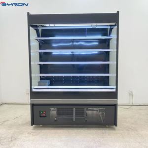 Refrigerador Comercial Independiente con Cortina de <span class=keywords><strong>Aire</strong></span> BYRON, Exhibidor Abierto para Supermercados, Equipo de Refrigeración Ecológico - Product Image 3