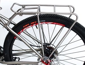 <span class=keywords><strong>Porte</strong></span>-bagages arrière en titane argenté NH NH-081, nouveau design 2020, pour vélos 26'', 27'', 29er, 700c - Product Image 2