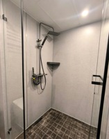 Capsule spatiale préfabriquée en conteneur, design moderne, détachable, intelligent et mobile, hôtel personnalisé, capsule spatiale anti-humidité
