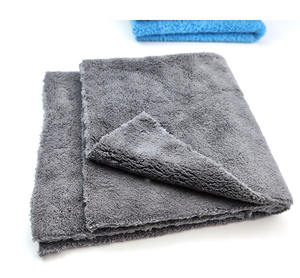 <span class=keywords><strong>Toalla</strong></span> de Microfibra para Auto, Mezcla 80/20, 500GSM, Sin Bordes, Secado Rápido, Súper Absorbente, de Felpa de Coral, Tejida, Desechable - Product Image 2