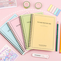 Carnet à spirale avec couverture en papier, reliure piquée à cheval, 60 feuilles, personnalisable, impression numérique, couleur bonbon sur mesure
