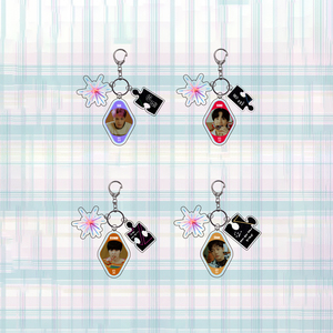 Venta al por mayor de accesorios de estilo coreano EXO: Colgante para mochila y llavero con impresión UV en acrílico del álbum Hear Me Out - Product Image 3
