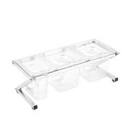 Moderne BEILAIFEI Model 5 PC Plastic Bar Accessoires Set Anti-Slip Herbruikbaar Wasbaar Voorraad Fruit Salade Station Drinkgerei