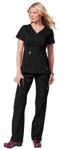 ชุดยูนิฟอร์มผ้าทอแบบเป็นมิตรต่อสิ่งแวดล้อมสำหรับผู้หญิง สำหรับใช้ในโรงพยาบาล มีไซส์พลัสไซส์ - Product Image 2