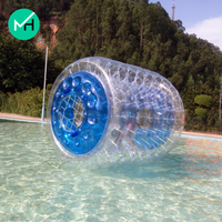 Boule aquatique gonflable en PVC de haute qualité, Zorb Ball, 2,5x2,3x1,7m, capacité <100kg, <5 passagers, usage commercial