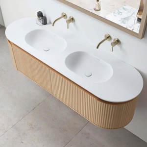 Nuovo Trend 2026 Mobile <span class=keywords><strong>da</strong></span> <span class=keywords><strong>Bagno</strong></span> in Legno Personalizzabile in Colori, Dimensioni e Materiali Design Moderno con Cassetti Scanalati e Lavabo Sottopiano - Product Image 1