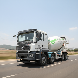 Camions malaxeurs à béton diesel d'occasion, haute capacité <span class=keywords><strong>de</strong></span> charge, composants moteur essentiels, 7m³ SHACMAN, garantie 1 an - Product Image 1