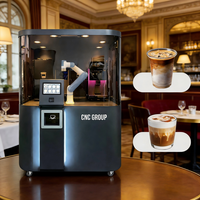 Station de travail intelligente pour robot collaboratif à 6 axes : système de préparation de boissons avec fonctionnalité de scan et de paiement automatisés