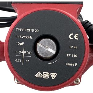 Pompe de circulation XUYUN 115V 60Hz avec raccord de 1-1/2" à 1-1/4" pour eau chaude destinée aux systèmes CVC - Product Image 3